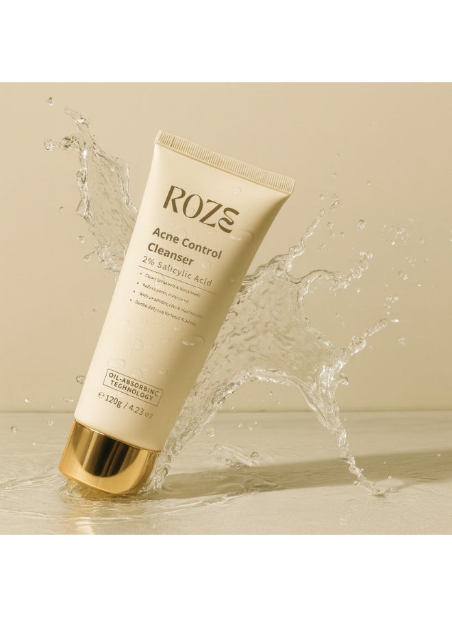 Roze Acne Control Cleanser | For Teen & Adult | For Oily or Acne Prone Skin - Image 3