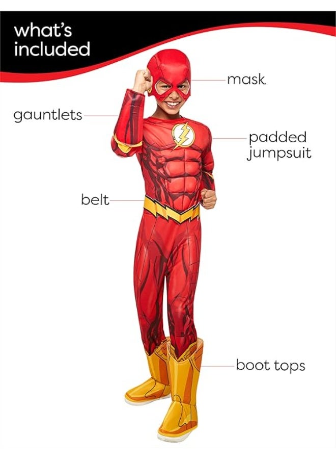 Rubies DC Comics Superheroes: The Flash Costume for Kids by Rubies, Boy's Large - Image 2