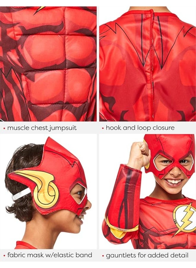 Rubies DC Comics Superheroes: The Flash Costume for Kids by Rubies, Boy's Large - Image 3