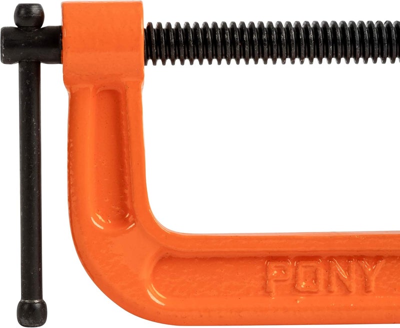 Pony Jorgensen 2630 3-Inch C-Clamp, Orange - Image 2