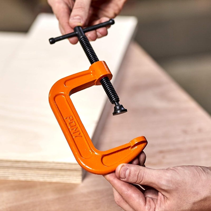 Pony Jorgensen 2630 3-Inch C-Clamp, Orange - Image 3