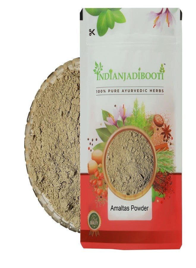 IndianJadiBooti Amaltas Pulp Extract Powder | Amaltaas Guda Powder | Cassia Fistula (100 Grams) - Image 1