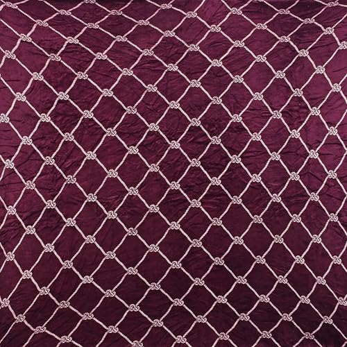 SHOMES Premium Elastic Fitted Warm bedsheets for Winter for Double Bed, Elastic Fitted Winter bedsheets for King Size Bed with 2 Pillow Covers, Size - 72 x 78 Inches (Wine) - Image 4