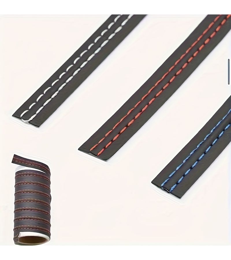 Car Interior Decoration Stickers Door Center Console Gap Filling Lines Instrument Panel Scratch Cover Modification 100cm 39in Black - Image 5