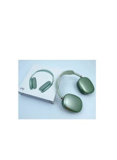 P9 P9 Bluetooth-Headset, Wireless-Headset Over-Ear & Headphone-Headset with Mic Green color Good Quality.  - Image 1