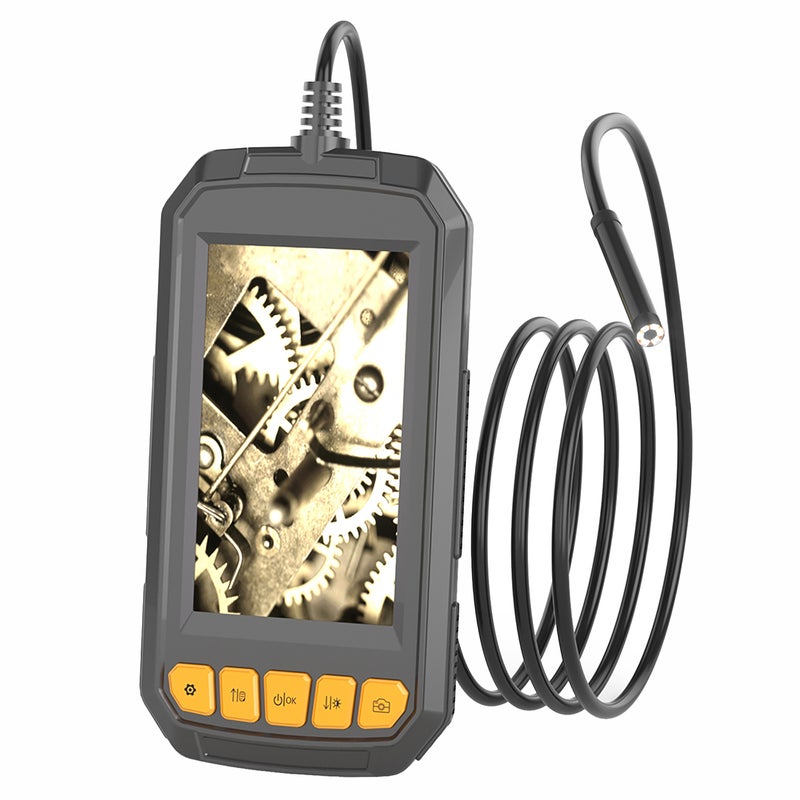 Endoscope Industrial Endoscope 4.3 Inch Screen Inspection HD Handheld Endoscope Waterproof Wide Viewing Angle for Car, Air Conditioner, Engine Checking 2 Meters - Image 1