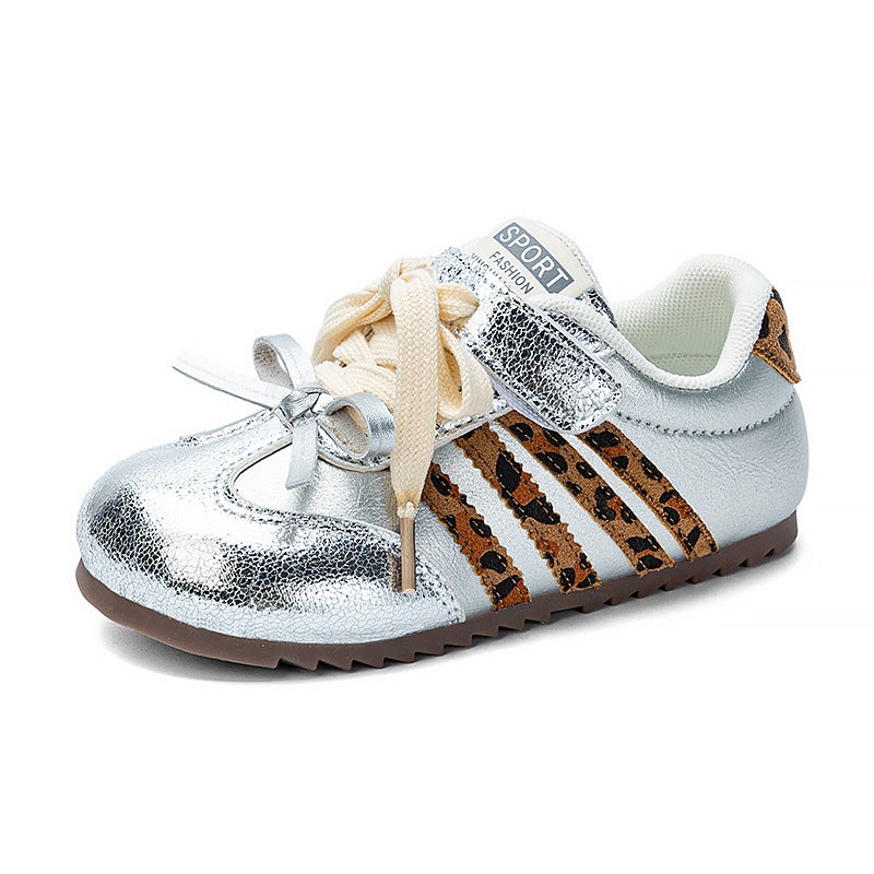 Girls'' Sneakers, Sweet Style with Bowknot, German Training Shoes, 2026 Spring New Model, Children''s Soft-Soled Baby Shoes - Image 1