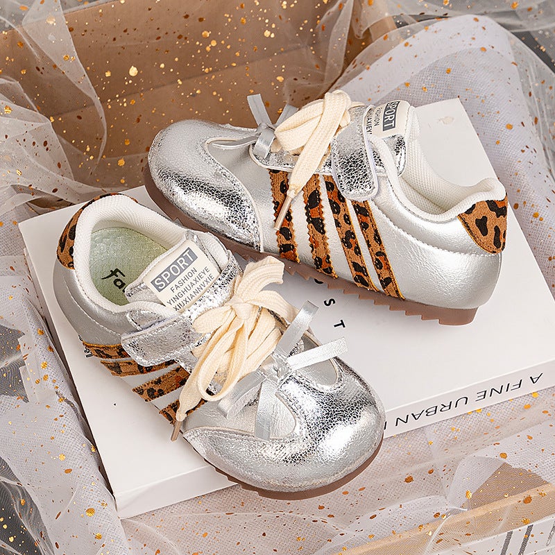 Girls'' Sneakers, Sweet Style with Bowknot, German Training Shoes, 2026 Spring New Model, Children''s Soft-Soled Baby Shoes - Image 4