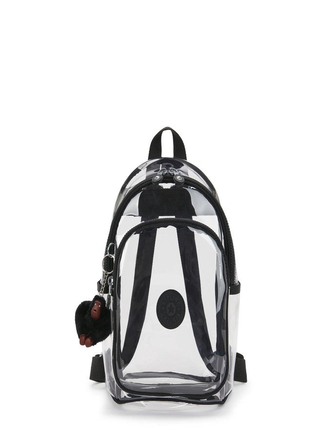 KIPLING KIPLING Kipling Jacinta Clear Backpack Jet Black Fun - Image 1