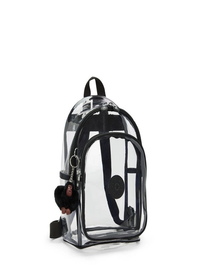 KIPLING KIPLING Kipling Jacinta Clear Backpack Jet Black Fun - Image 4