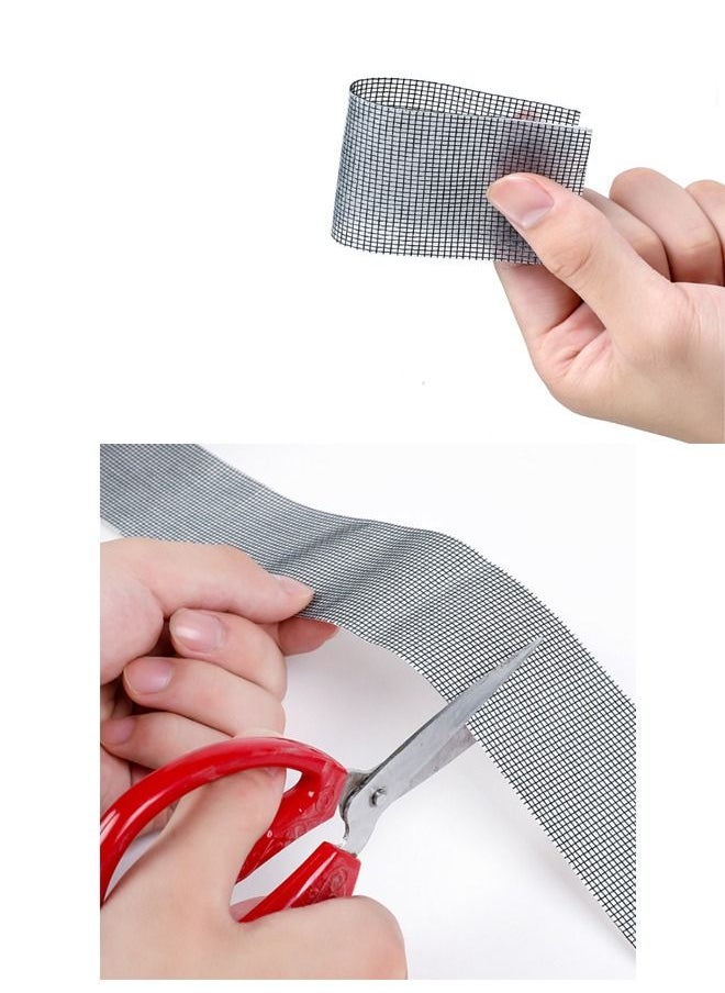 WEMART - Wemart 2 Pieces of Strong Mesh Sticker for Window Net Repair - Image 1
