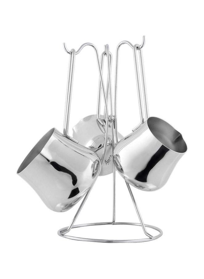 Generic Stainless Steel Turkish Coffee Set - 3 Pieces  - Image 1