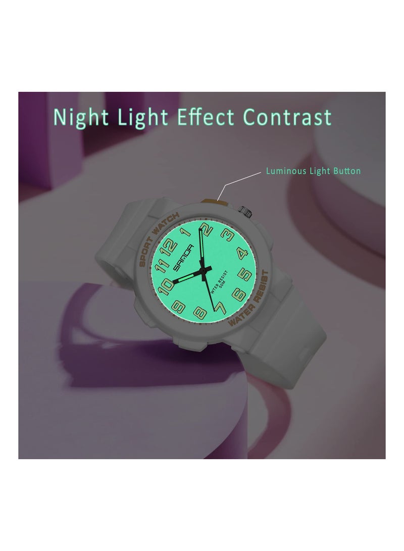 Captaintech Trendy Waterproof LED Nurse Watch for Women Comfortable and Stylish Perfect for Work and Daily Use - Image 4
