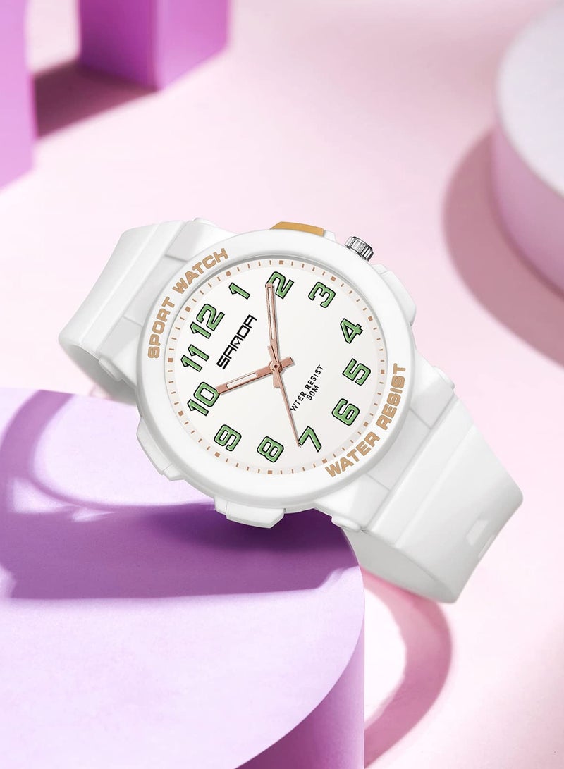 Captaintech Trendy Waterproof LED Nurse Watch for Women Comfortable and Stylish Perfect for Work and Daily Use - Image 2