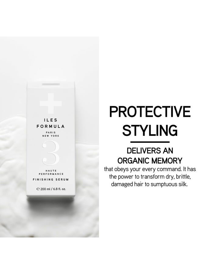 ILES FORMULA PARIS NEW YORK ILES FORMULA Haute Performance Finishing Serum – Style & Smooth Without Weighting Hair Down, Protects Hair from Heat, Humidity, UV Rays + Color Fade - 6.8 Fl Oz (200 ML)  - Image 2