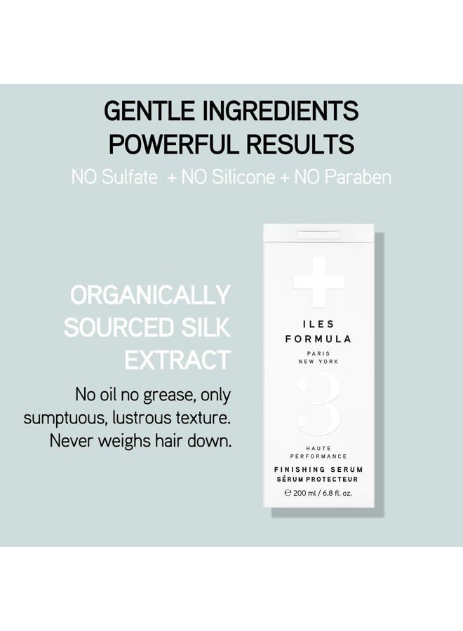 ILES FORMULA PARIS NEW YORK ILES FORMULA Haute Performance Finishing Serum – Style & Smooth Without Weighting Hair Down, Protects Hair from Heat, Humidity, UV Rays + Color Fade - 6.8 Fl Oz (200 ML)  - Image 5