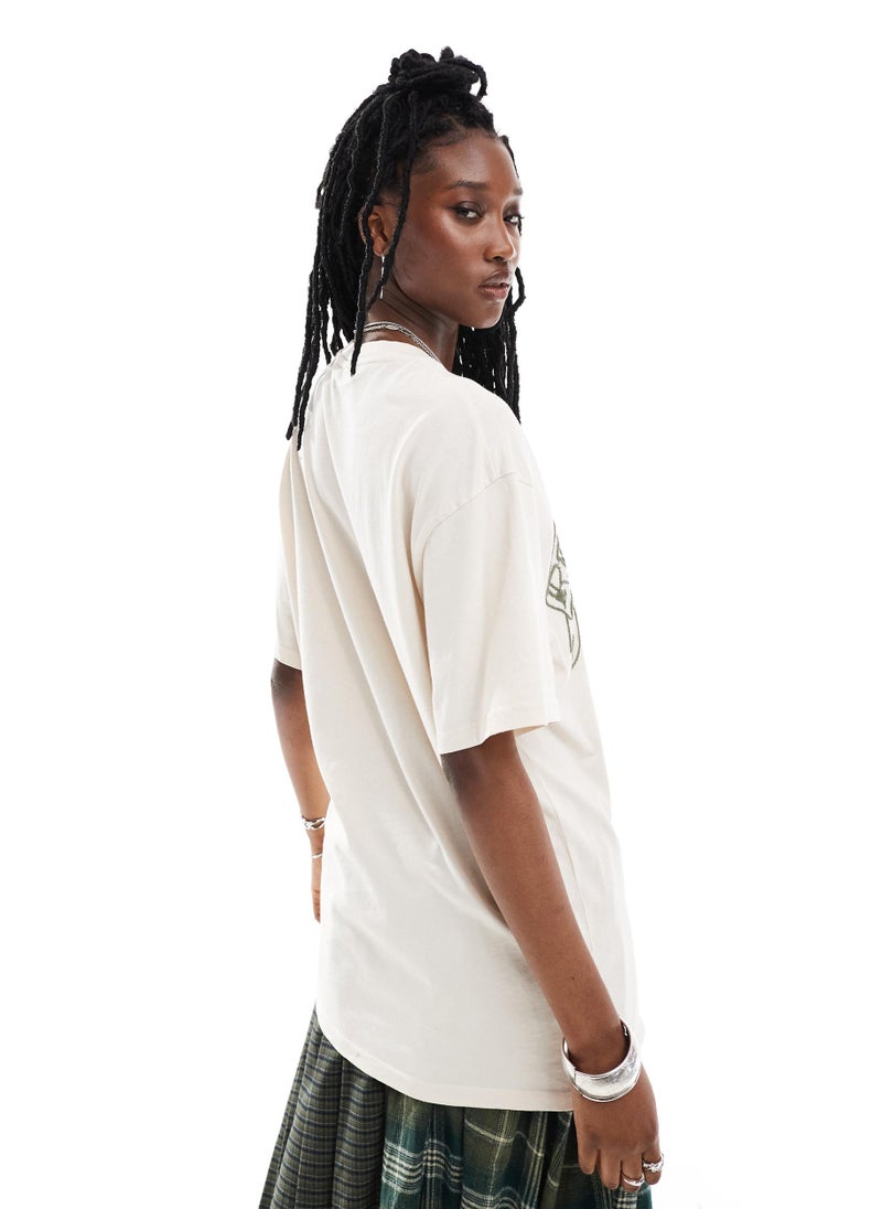 Reclaimed Vintage Unisex Embroidery Rodeo Logo T-Shirt  - Image 2