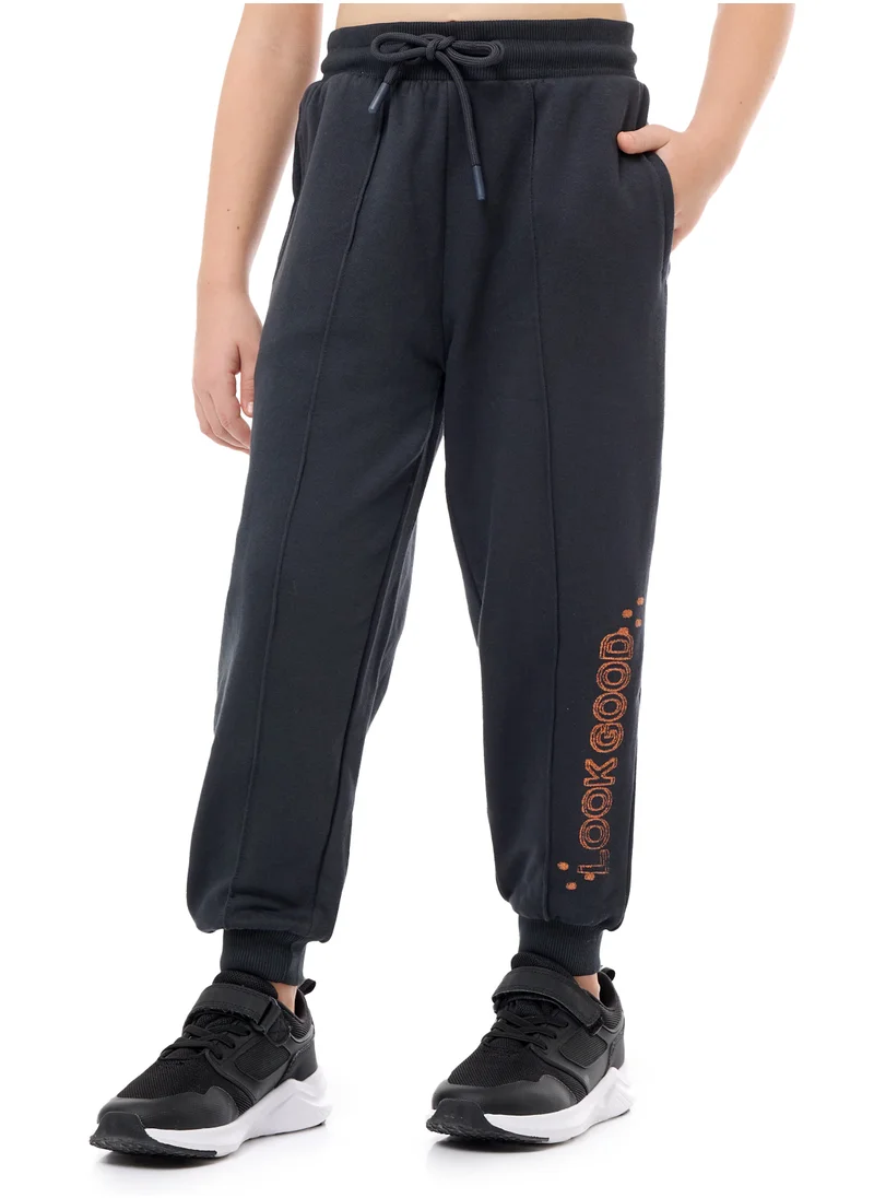 victor and jane Glitter Print Sweat Top with Joggers