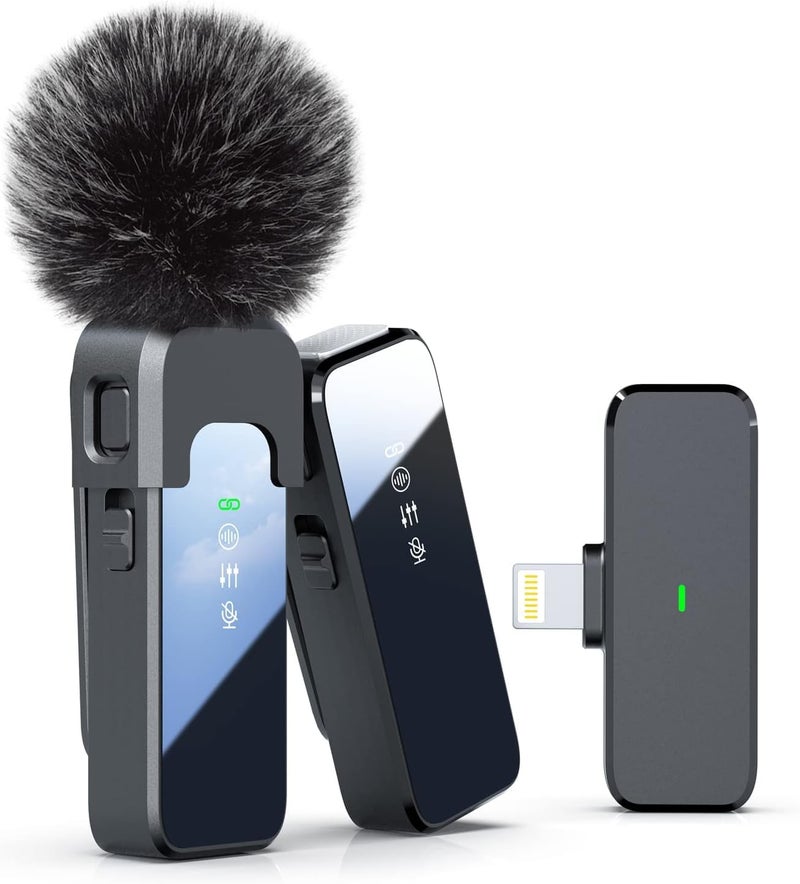 Kanget Dual Wireless Lavalier Microphones for iPhone, iPad - Crystal Clear Sound Quality for Recording, Live Streaming, YouTube, Facebook, Instagram etc. - Image 1