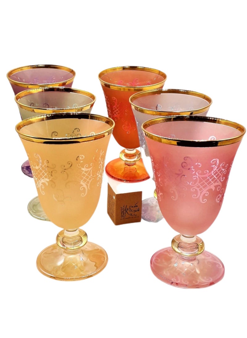 KuduArts Goblets juice cups 6 pieces 