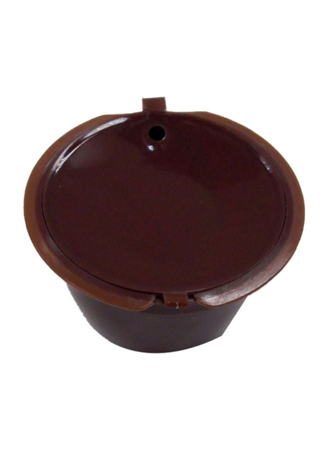 Sharpdo Reusable Coffee Capsules Pod For Nescafe Dolce Gusto Brown 5.2x3.5x1cm - Image 4