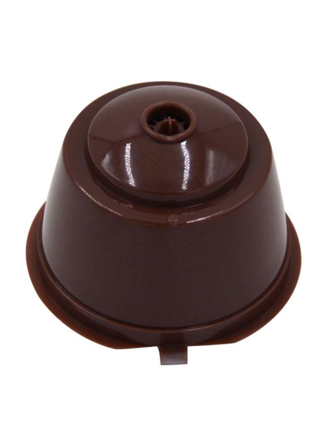 Sharpdo Reusable Coffee Capsules Pod For Nescafe Dolce Gusto Brown 5.2x3.5x1cm - Image 3