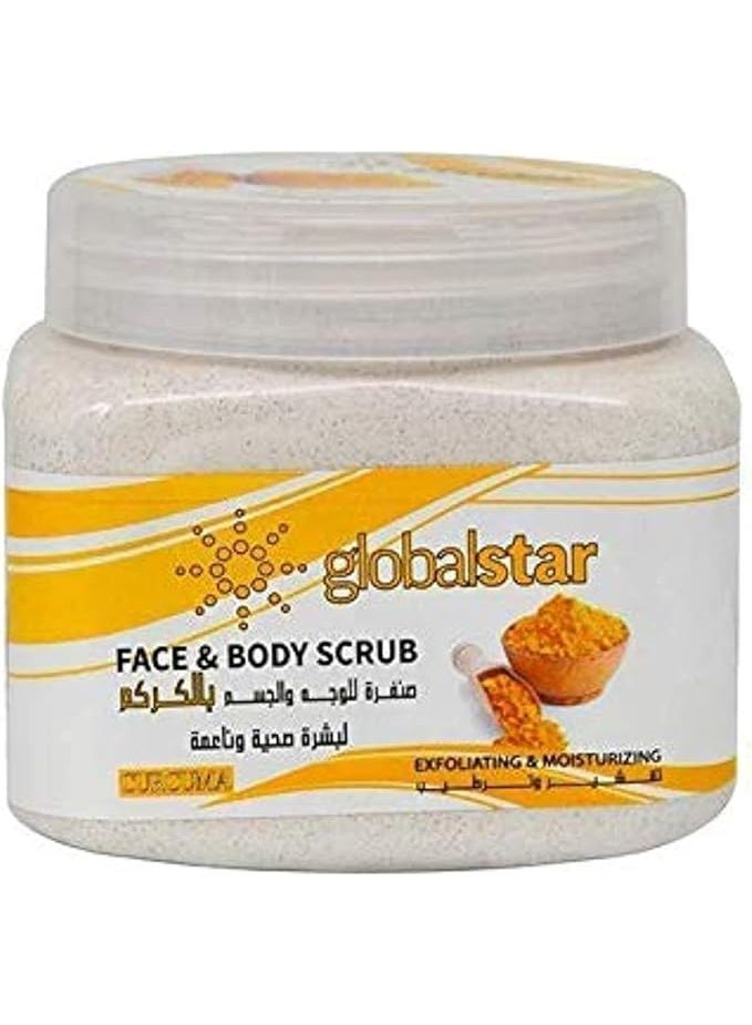 globalstar Face and Body Scrub Turmeric - 500 ml