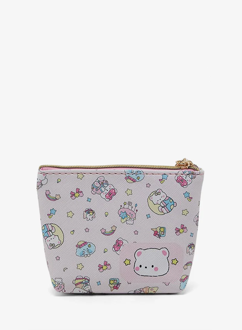 R&b Printed Cosmetic Pouch