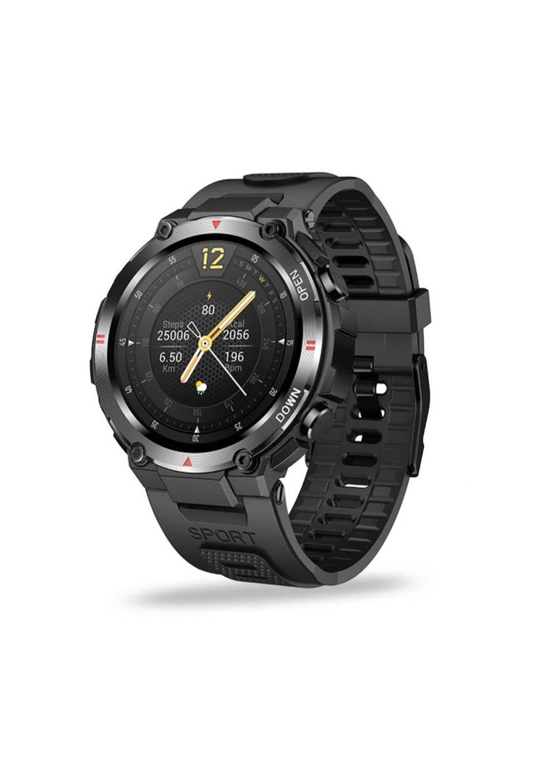 Aolon Tetra R2 Smartwatch – Military-Style Fitness Watch with Multi-Language Support & Rugged Design - Image 2