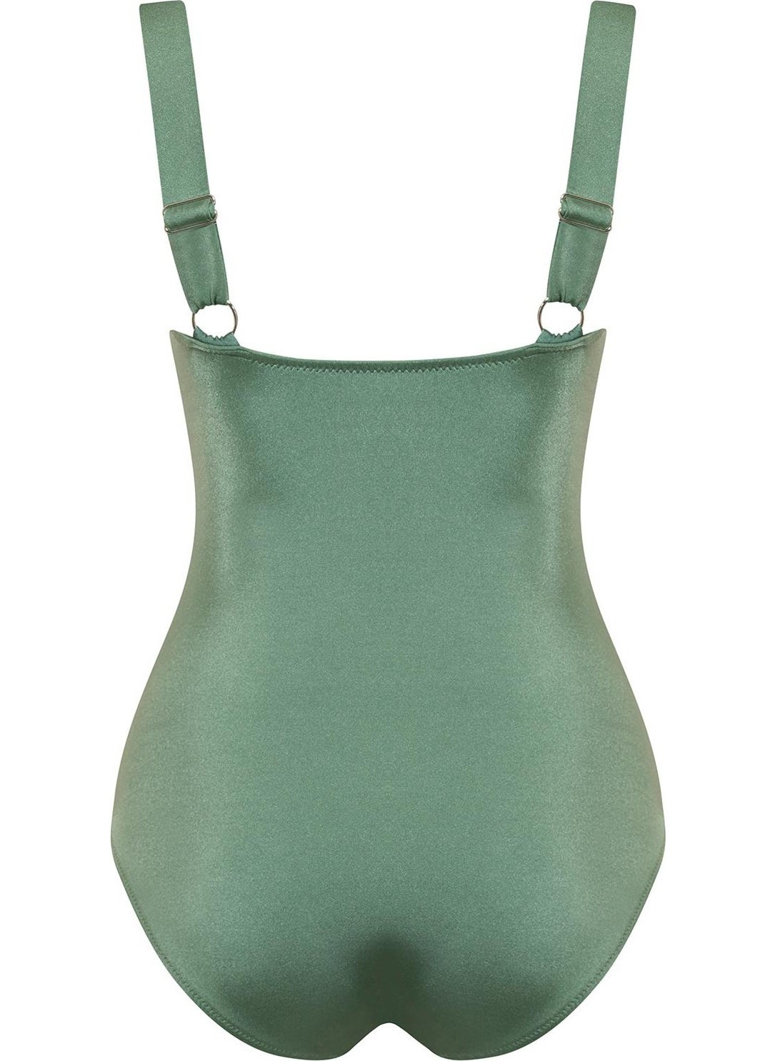 Sailor Moda - Sailor Fashion Belted Crossover Swimsuit - Image 1