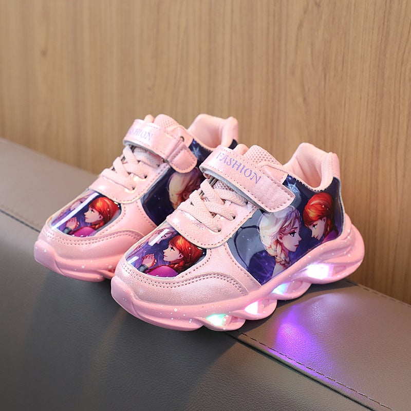 Mesh Sneakers Lightweight Flexible Sole Walking Shoes For Kids Indoor And Outdoor Activities - Image 4
