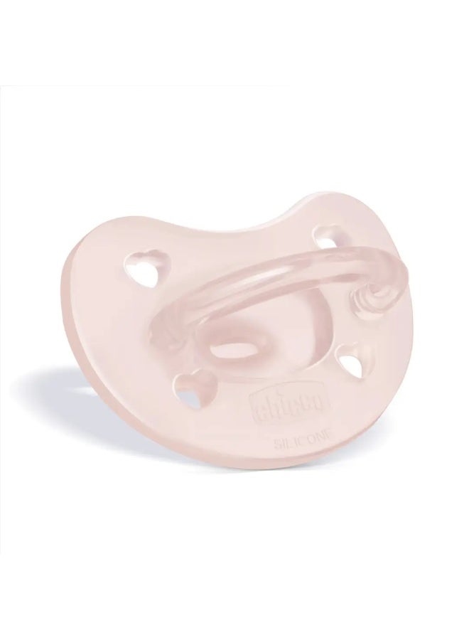 Chicco PhysioForma Soft Silicone Pacifier 0-6m Pink - Image 4