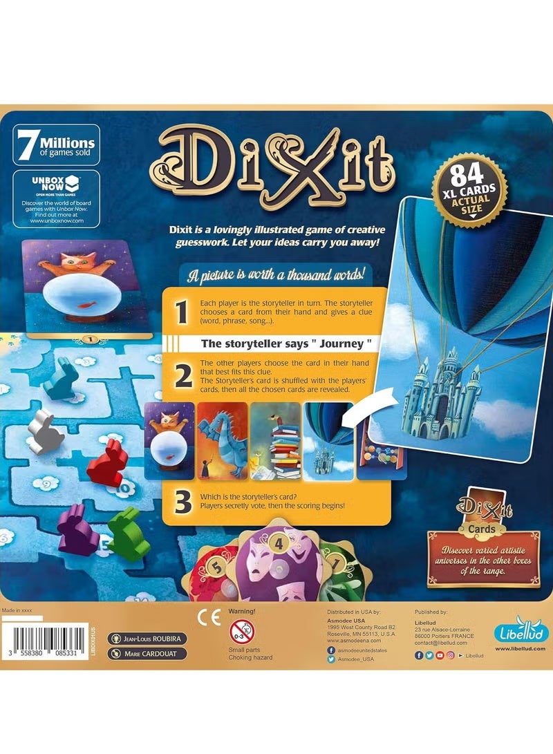 ديكسيت لعبة ديكسيت اللوحية - لعبة حائزة على جوائز لتنمية الخيال والإبداع! لعبة عائلية ممتعة لسرد القصص للأطفال والكبار، من 3 إلى 8 لاعبين، مدة اللعب 30 دقيقة - Image 2