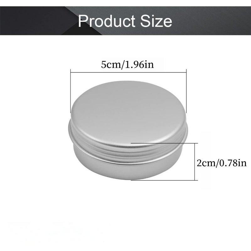 21pcs Round Screw Lid Iron Box Handicraft Storage Container For Lotion And Lipstick - Image 2