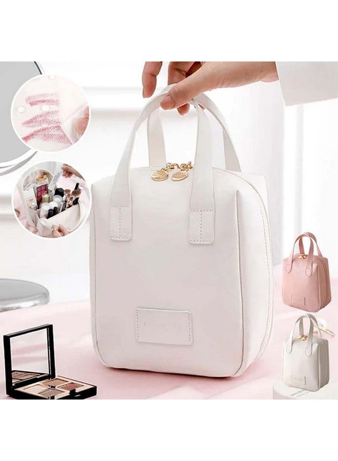 BBRAIMEN Premium Makeup Bag, Travel Makeup Bag Large Cosmetic Bag Makeup Case Organizer, Portable Makeup Bag, Leather Cosmetic Bag, Waterproof Cosmetic Bag for Women (Pack of 1) - Image 2