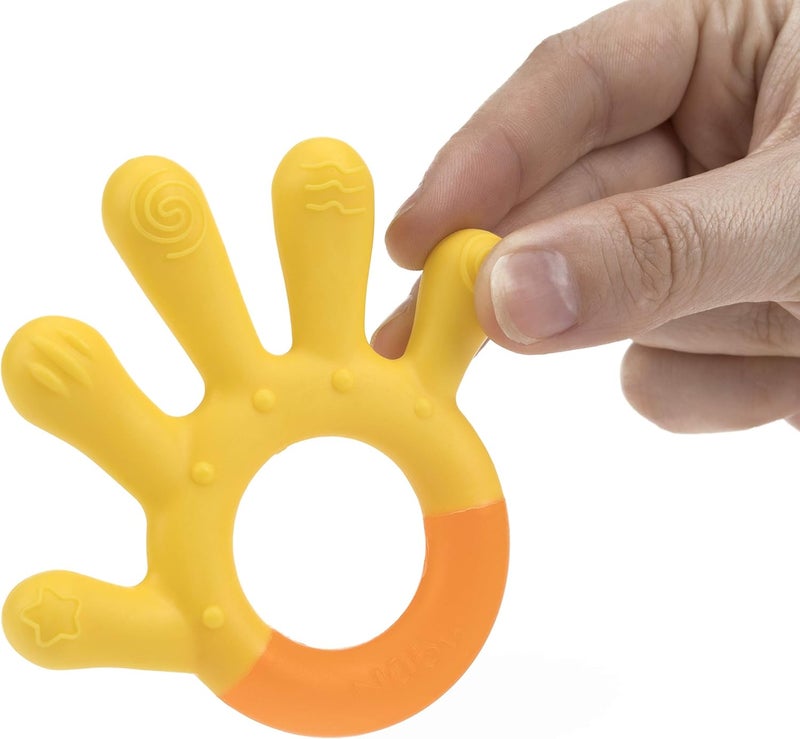 Nuby 3 Stage Teether Set, Multi-Texture Baby Teething Toys for Different Teething Stages, Gum Relief and Oral Development Set, Assorted - Image 4