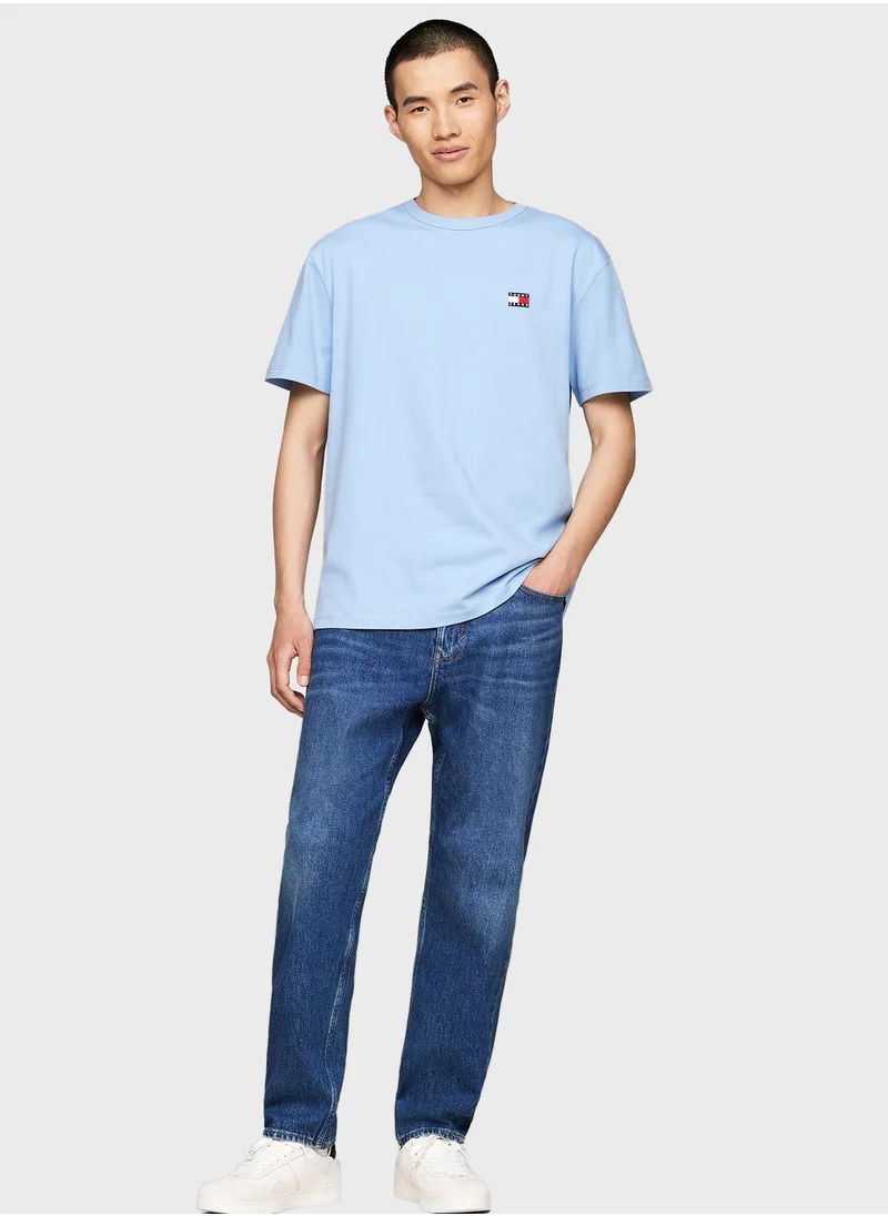 TOMMY JEANS Logo Crew Neck T-Shirt