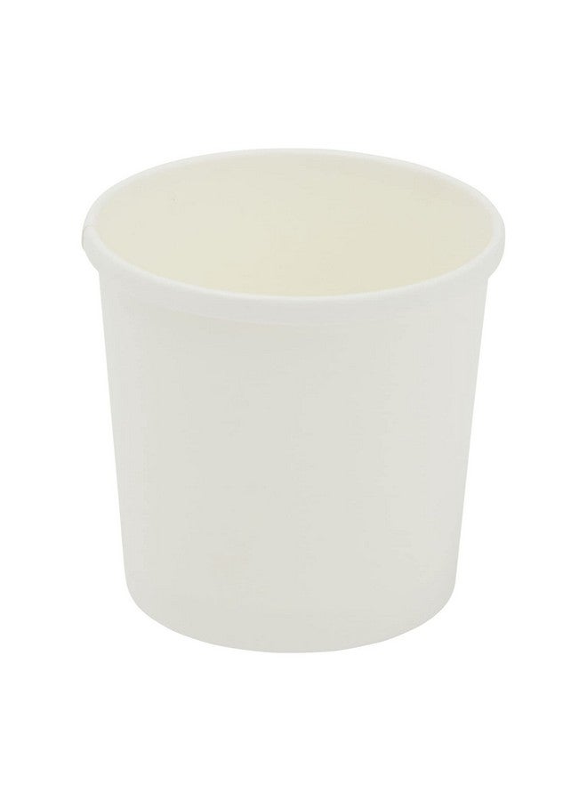 Juvale 50-Pack 12 oz Disposable Soup Containers with Lids - To Go Paper Bowls for Food, Chili Cups, Ice Cream (White, 3.5x3.6 Inch) - Image 4