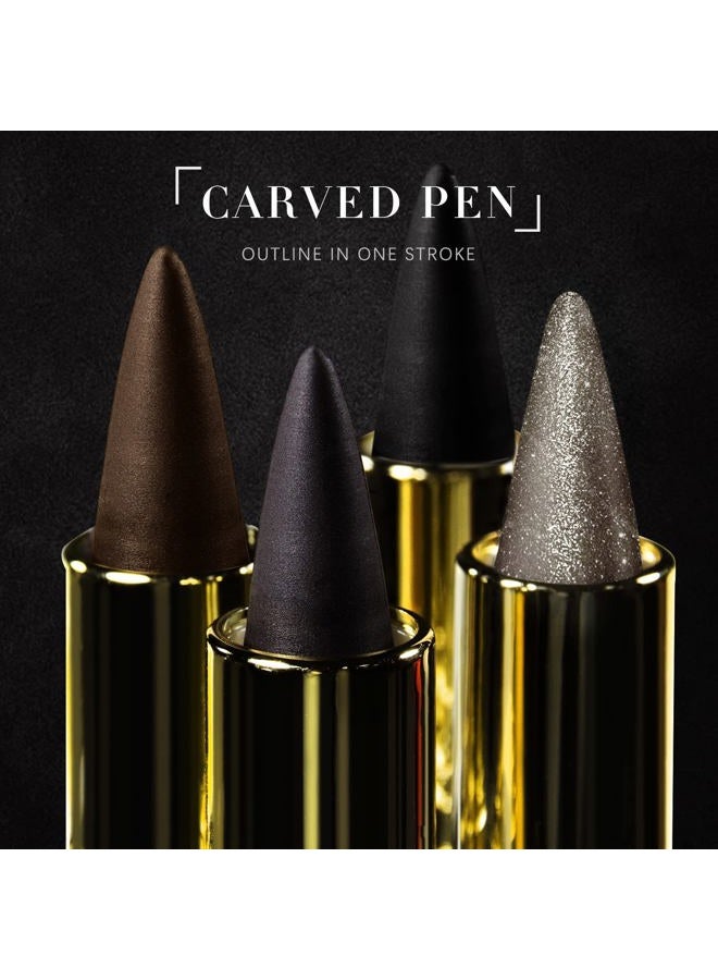 UNIFULL 4 color Gel Eyeliner, Cream Eyeliner Tool Smudge Proof Eyeliner Pencil Matte Black Eyeliner Pencil Tattoo Eyeliner Pen Eyeliner Gel Stick Makeup Eye-liners for Women(4 color) - Image 5