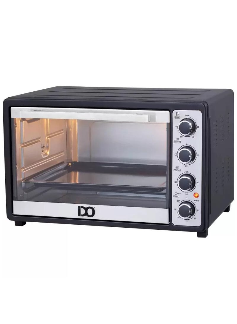 Generic I-DO Electric Oven, 50 Litres, 2000 Watts, Black & Silver  - Image 1