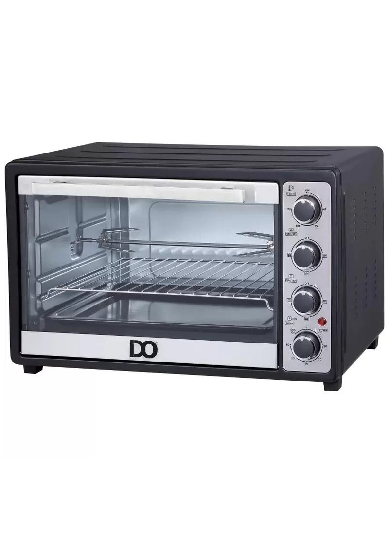 Generic I-DO Electric Oven, 50 Litres, 2000 Watts, Black & Silver  - Image 2