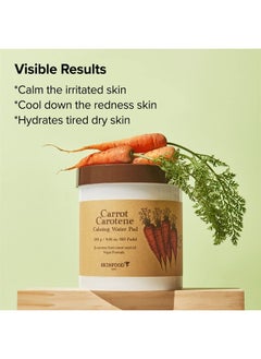 SKIN FOOD since 1957 Carrot Carotene Calming Water Pad 60 Count (8.81 oz)  - Image 3