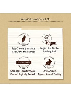 SKIN FOOD since 1957 Carrot Carotene Calming Water Pad 60 Count (8.81 oz)  - Image 4