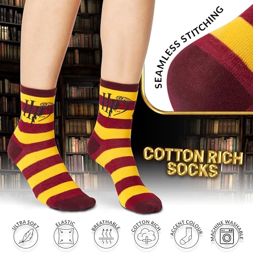 Harry Potter Gifts Mug & Socks Gift Set for Women Teens US Size 4-9, Tea & Coffee Ceramic Mug & Soft Calf Socks Set (4/9 US) - Image 4