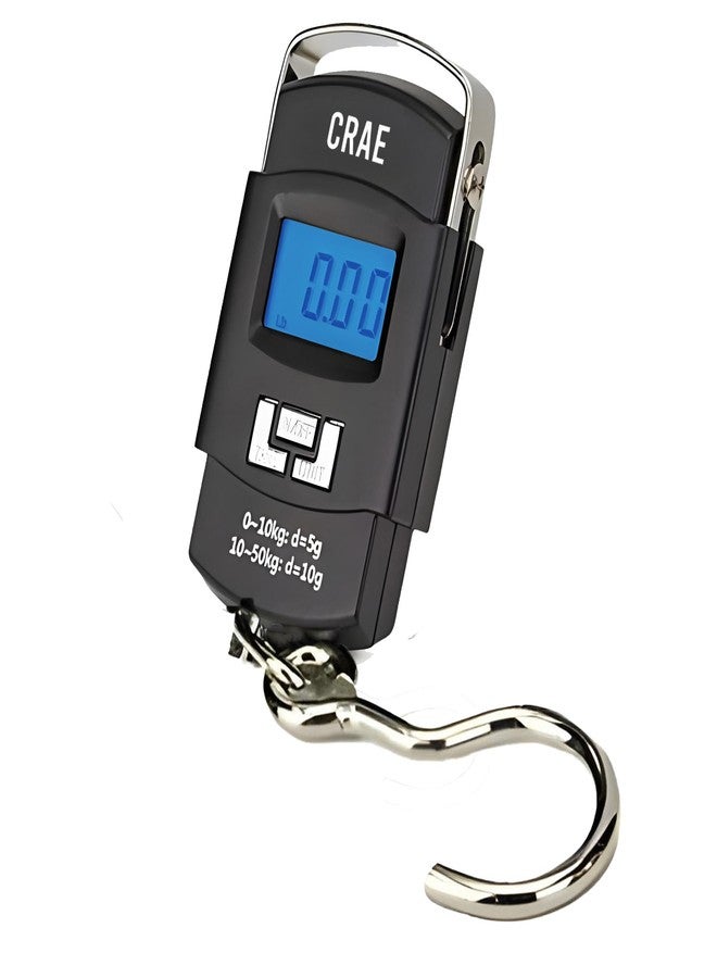 CRAE Electronic Portable Digital LED Screen Luggage Weighing Scale|Handheld Travel Weight Measuring Scale for Suitcases, Bags&Baggage,50 kg/110 Lb For Multi-Purpose Use. Pack of 1 (A08_HOOK_TYPE) - Image 1
