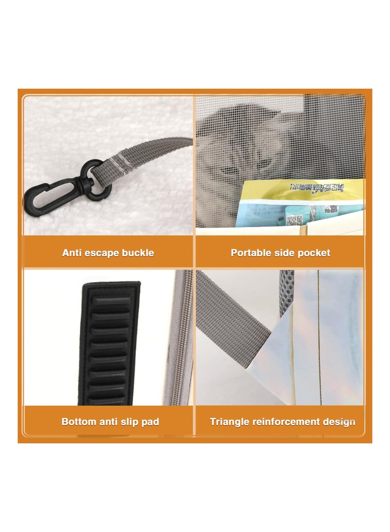 KASTWAVE Cat Backpack Pet Carrier Backpack for Small Cats and Dogs, Dog Carrier Backpack with Inner Safety Leash Can be used for travel - Image 4