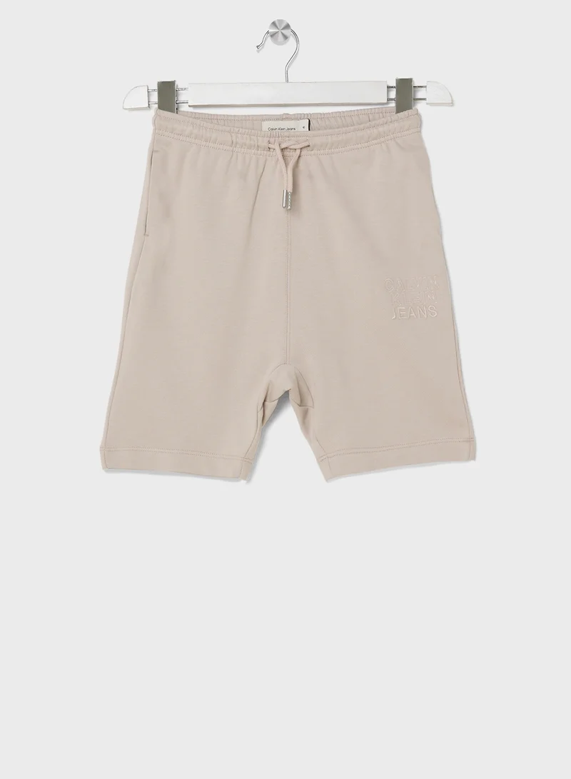 Calvin Klein Jeans Youth Logo T-Shirt & Shorts Set