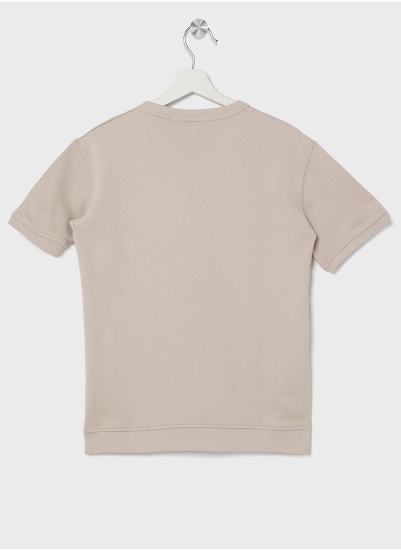 Calvin Klein Jeans Youth Logo T-Shirt & Shorts Set  - Image 3