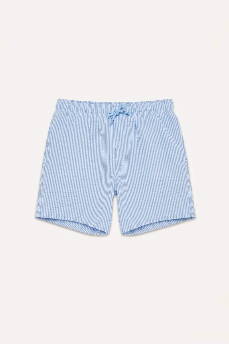 Striped Short Swim Shorts