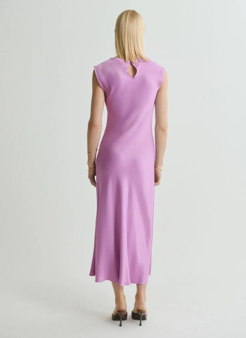 مانجو Satin Midi Dress
